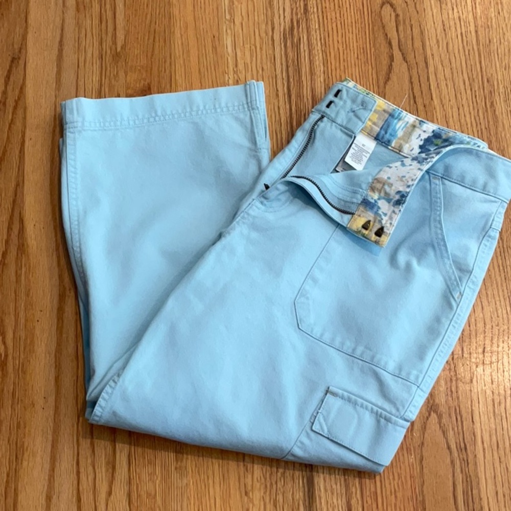 Liz Claiborne - Capris, Pants with Removable Belt - Blue - Women’s Size 12